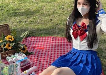 微密圈 – 梦游图库：July芝岚的丝滑睡衣，仿佛在召唤我的买买买！
