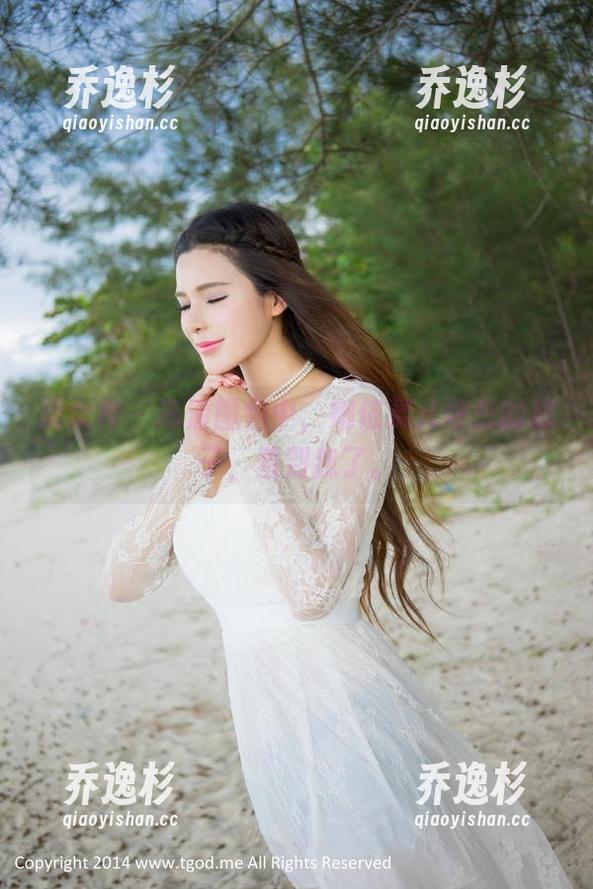 推女神 - 高清图包中，娜依灵儿可爱的样子，羞到我了。